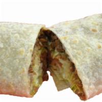Carne Asada Burrito · Grilled steak. Served with beans, cheese, sour cream, lettuce and tomato.