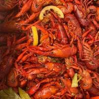 Crawfish By the pound  · 1 lb (market price currently $6.29/ pound) Now serving fresh hot boiled local/Louisiana craw...