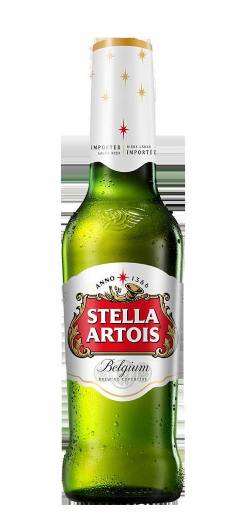 Stella Artios · Must be 21 to purchase. Beer. 