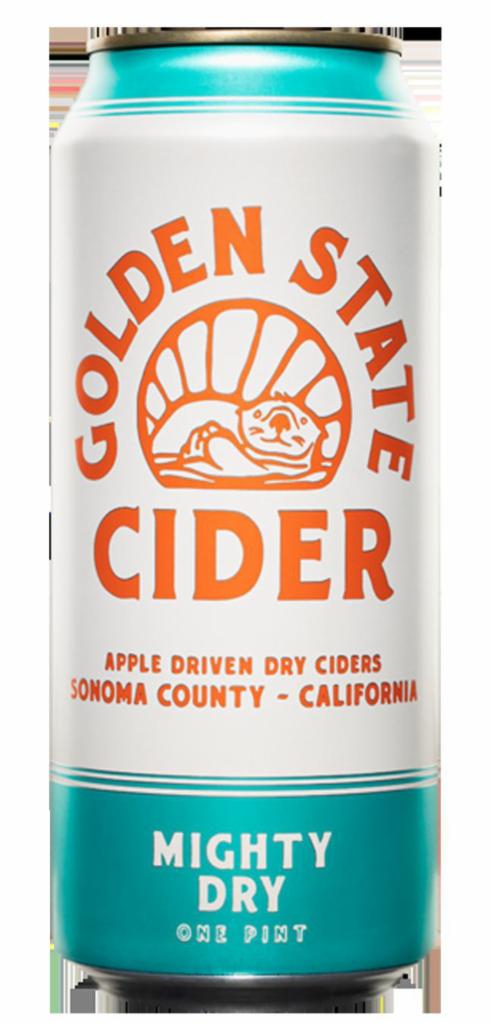Golden Mighty Dry Cider ·  Must be 21 to purchase. 6 bottles. 12 oz. Beer.