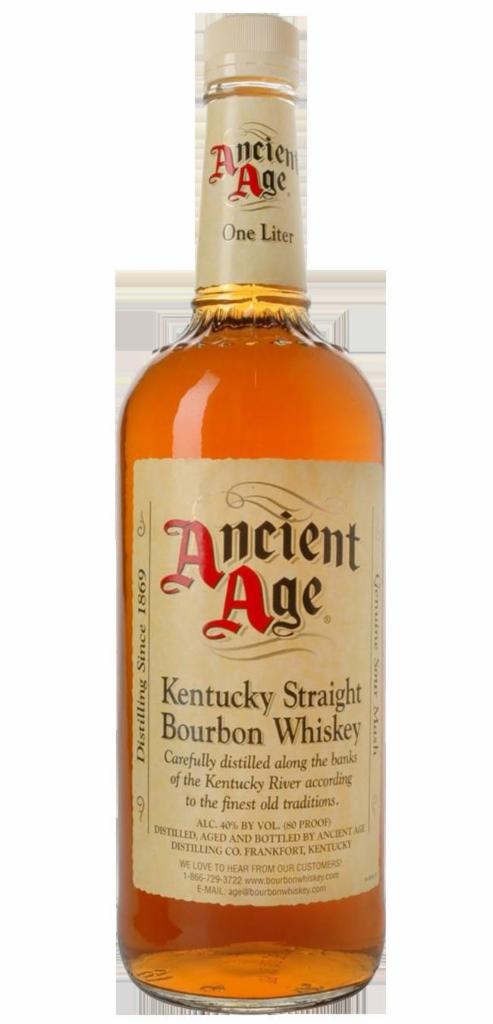 Ancient Age Bourbon Whiskey  ·   Must be 21 to purchase. Kentucky Straight Bourbon Whiskey.