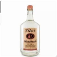 1.75 Liter Tito's Vodka · Must be 21 to purchase.