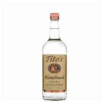 1 Liter Tito's Vodka · Must be 21 to purchase.