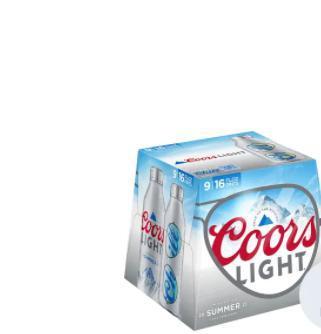9 Pack Coors Light Aluminum · Must be 21 to purchase.