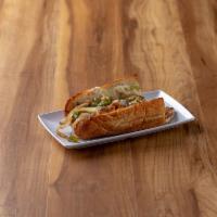 Chicken Philly Sub · Grilled chicken sauteed in teriyaki on French bread with mayonnaise, lettuce and tomato. top...
