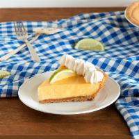 Key Lime Cream Pie · Florida key lime juice is mixed in to this creamy, sweet, and tart treat atop of a buttery, ...