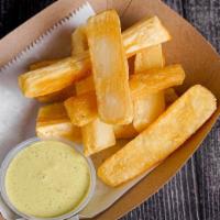 Yuca Fries · Housemade Cilantro Sauce
