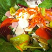 Cobb Salad · Salad that it typically made with chopped greens, vegetables, eggs, and meat. 