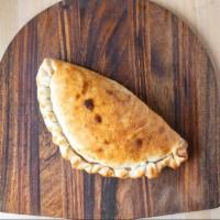 Sausage Calzone · Pizza dough stuffed with cheese, tomato sauce, and Sausage.