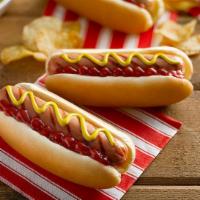 2 Hot Dogs Special · Mustard, Ketchup, Raw Onion with combo Fries/Chips & Can Soda