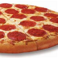 Classic Medium Pepperoni Pizza · Medium round pizza with pepperoni.