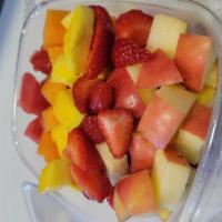 Fruit Cocktail medium · Melon, mango, strawberry, apple and watermelon.