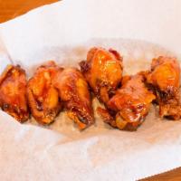 8 Wings · Served with 1 sauce.