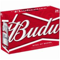 Budweiser · 24 pack 12 oz. can suitcase. Must be 21 to purchase.