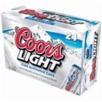  Coors Light · 24 pack 12 oz. can suitcase. Must be 21 to purchase.