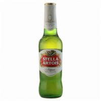 Stella Artois · Must be 21 to purchase.