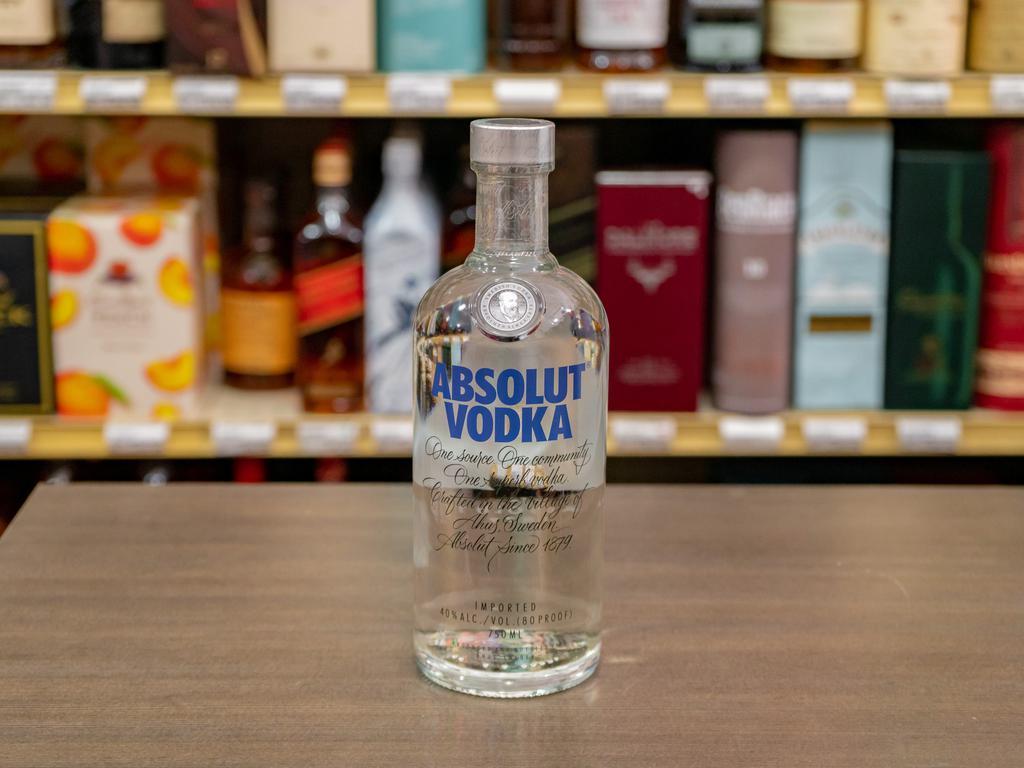 750ml Absolut Vodka (40.0% ABV) · Must be 21 to purchase.