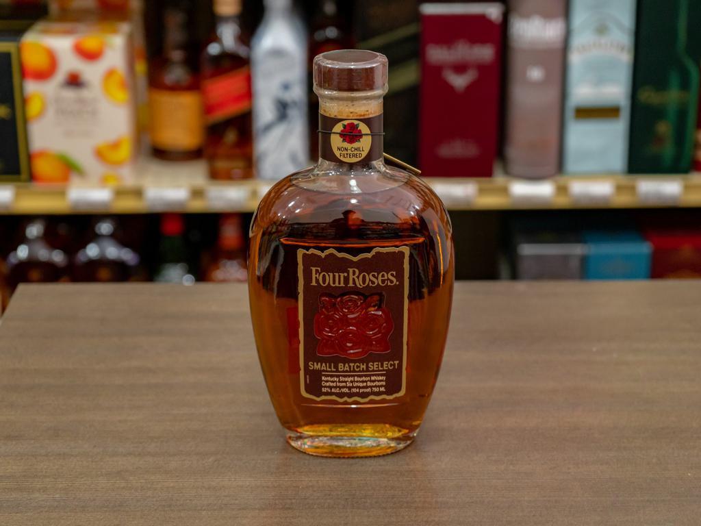 750ml Four Roses Small Batch Bourbon (45.0% ABV) · Must be 21 to purchase.