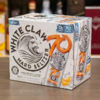 6 Pack - 12 oz. Can of White Claw Mango Hard Seltzer (5.0% ABV) · Must be 21 to purchase.