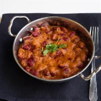 Rajma Masala · Kidney beans in a spiced gravy.