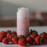 Piglet  · Ice cold coconut milk blended with our handcrafted strawberry syrup.