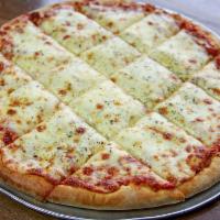Cheese Pizza · Our classic pizza made with homemade dough and our famous sweet sauce.