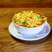 Southwest Chicken Chili Soup · Savory soup with a poultry base. 