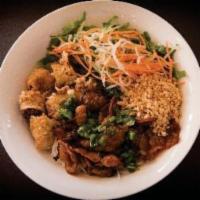 B2. Grilled Pork and Egg Roll with Vermicelli Noodles · B2. Bun Cha Gio Thit Nuong