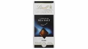 Lindt Dark Chocolate Sea Salt  · 3.5 oz.