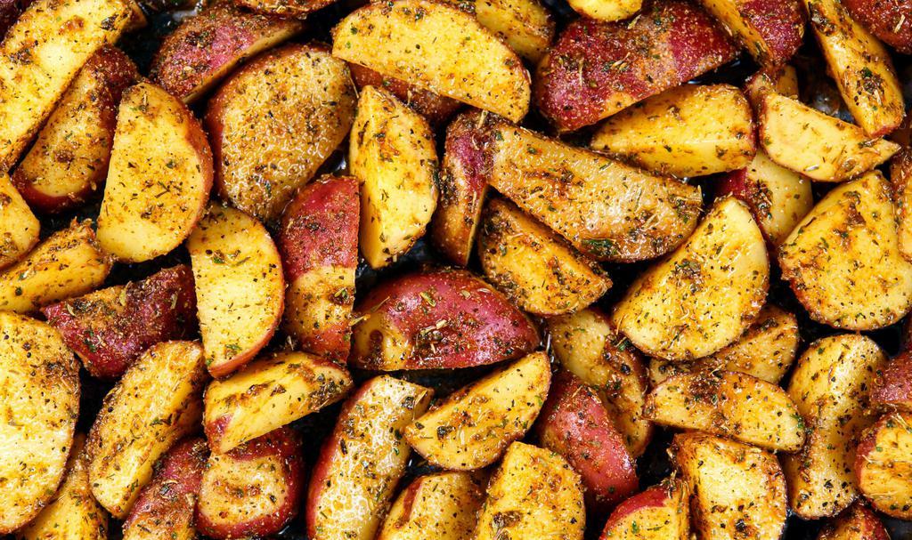 Oven Roasted Potatoes  · Oven roasted potatoes cooked to perfection, lightly baked with butter.
