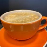 Cafe Au Lait (12 Oz) · Double Shot Premium Espresso with your selected milk and flavor.