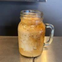 Iced Latte (24 Oz) · Double Shot Premium Espresso with your selected milk and flavor.
