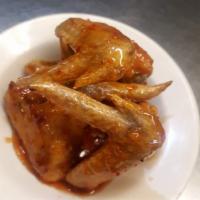 Wings (drummies & flats) · Have em tossed in any of our 9 dry rubs or our 5 sauces: Buffalo, barbecue, ghost pepper gla...