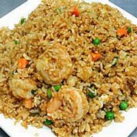 36. Fried Rice · Choice of shrimp, beef, chicken, pork, bacon, or vegetables.