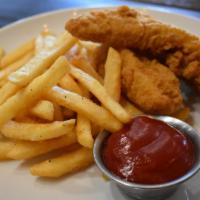 Chicken Tenders · served with bbq sauce & ranch dressing