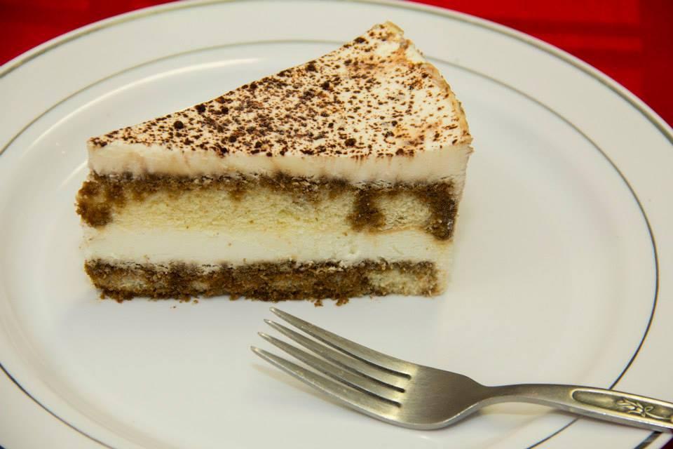 Tiramisu Sponge  · Coffee soaked cake with chocolate and mascarpone cheese.