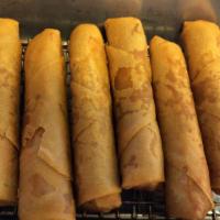 4. Vegetarian Egg Rolls Special · 2 pieces. Crispy dough filled with minced vegetables.