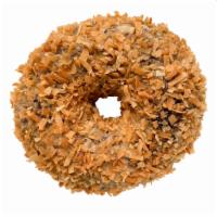 KGF Chocolate Butter Crunch · We smother our KGF Chocolate Glazed Donut with our own gluten-free butter crunch mixture fea...