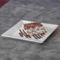 HOMEMADE Tiramisu · Italian style coffee cake.