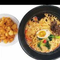3. Tonkotsu Spicy Shrimp Ramen · Fresh noodle, fried shrimp, house spicy sauce