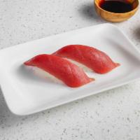 Maguro Nigiri · Red tuna.