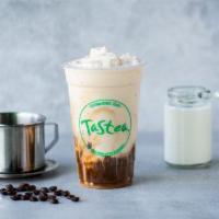 Dirty Horchata · blended horchata with slow drip coffee 