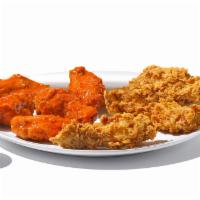 3 Tenders & 5 Original Style or Naked Wings Combo · Hand battered and breaded tenders (3) with original style or naked wings (5) served with you...