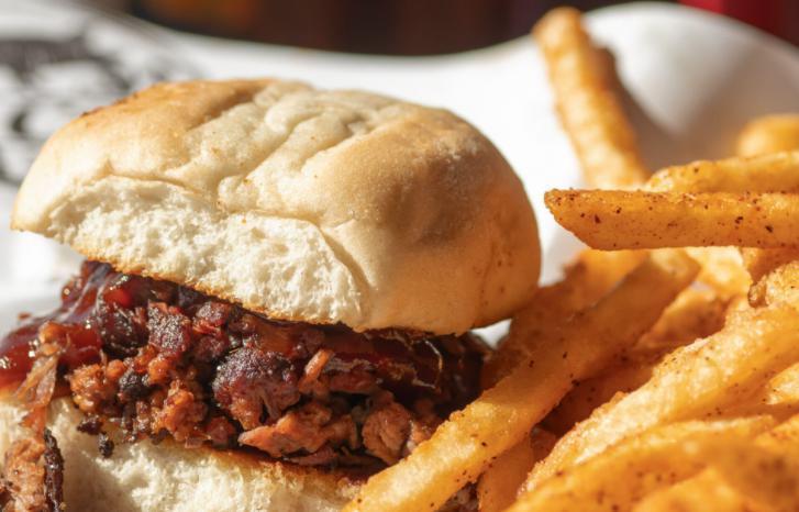 Kids BBQ Slider Meal · A slider sandwich with a choice of meat.