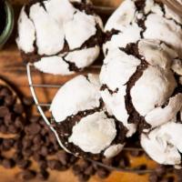 Chocolate Truffle Cookie · Dough: decadent chocolate. Mix-ins: Guittard Milk and Dark Chocolate Chunks, Guittard Semisw...