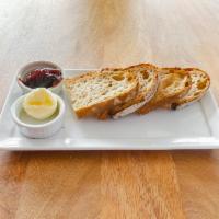 Jam Session Toast · Bread choice, fresh butter and local jam.