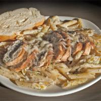 Chicken Alfredo Pasta · Marinated chicken with penne pasta covered with our in house Alfredo sauce.