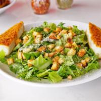 Caesar Salad · Romaine, croutons, Parmesan. Caesar dressing.