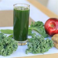 Always green · Spinach, kale, ginger, and apple.