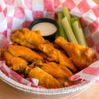 Fresh Jumbo Party Wings  · Served with choice of dipping sauce.